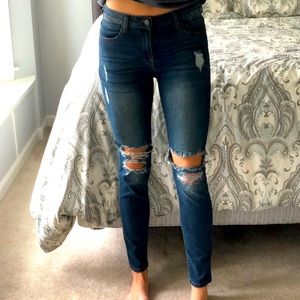 CELLO Distressed Skinny Jeans
